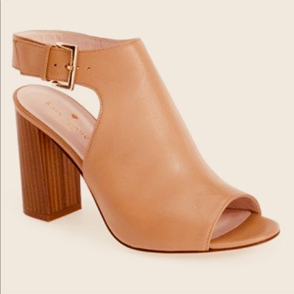 kate spade Shoes - KATE SPADE "INGRADA" HighHeel Leather Mules EUC 38